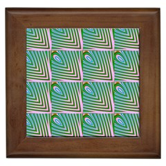 Seamless Pattern Ornament Design Framed Tiles by Pakrebo