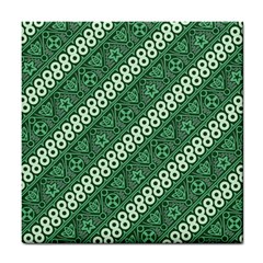 Batik Pattern Java Indonesia Tile Coasters by Pakrebo