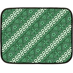 Batik Pattern Java Indonesia Fleece Blanket (mini) by Pakrebo