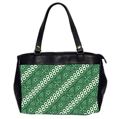 Batik Pattern Java Indonesia Oversize Office Handbag (2 Sides) by Pakrebo