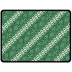 Batik Pattern Java Indonesia Fleece Blanket (large)  by Pakrebo