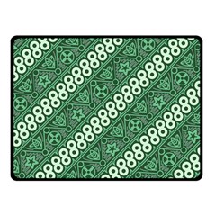 Batik Pattern Java Indonesia Fleece Blanket (small) by Pakrebo