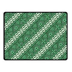 Batik Pattern Java Indonesia Double Sided Fleece Blanket (small)  by Pakrebo