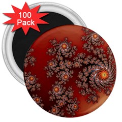 Fractal Rendering Pattern Abstract 3  Magnets (100 pack)