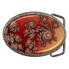 Fractal Rendering Pattern Abstract Belt Buckles