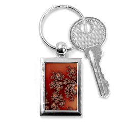 Fractal Rendering Pattern Abstract Key Chain (Rectangle)