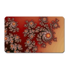 Fractal Rendering Pattern Abstract Magnet (Rectangular)