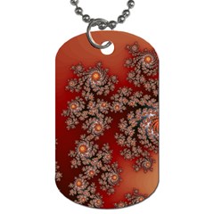 Fractal Rendering Pattern Abstract Dog Tag (Two Sides)