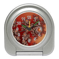 Fractal Rendering Pattern Abstract Travel Alarm Clock