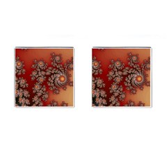 Fractal Rendering Pattern Abstract Cufflinks (Square)