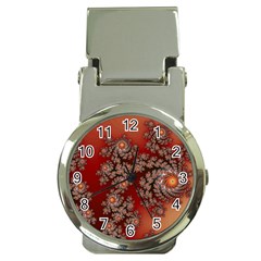 Fractal Rendering Pattern Abstract Money Clip Watches