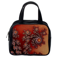 Fractal Rendering Pattern Abstract Classic Handbag (One Side)