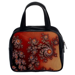 Fractal Rendering Pattern Abstract Classic Handbag (Two Sides)