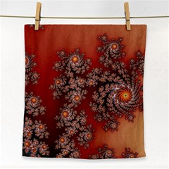 Fractal Rendering Pattern Abstract Face Towel