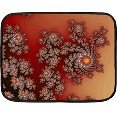 Fractal Rendering Pattern Abstract Fleece Blanket (Mini)