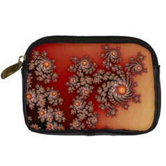 Fractal Rendering Pattern Abstract Digital Camera Leather Case