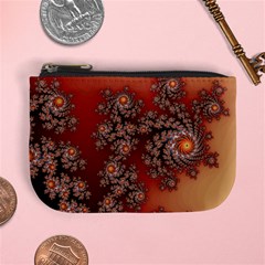 Fractal Rendering Pattern Abstract Mini Coin Purse