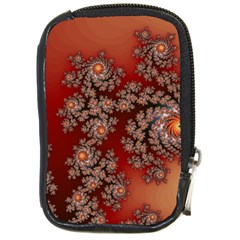 Fractal Rendering Pattern Abstract Compact Camera Leather Case