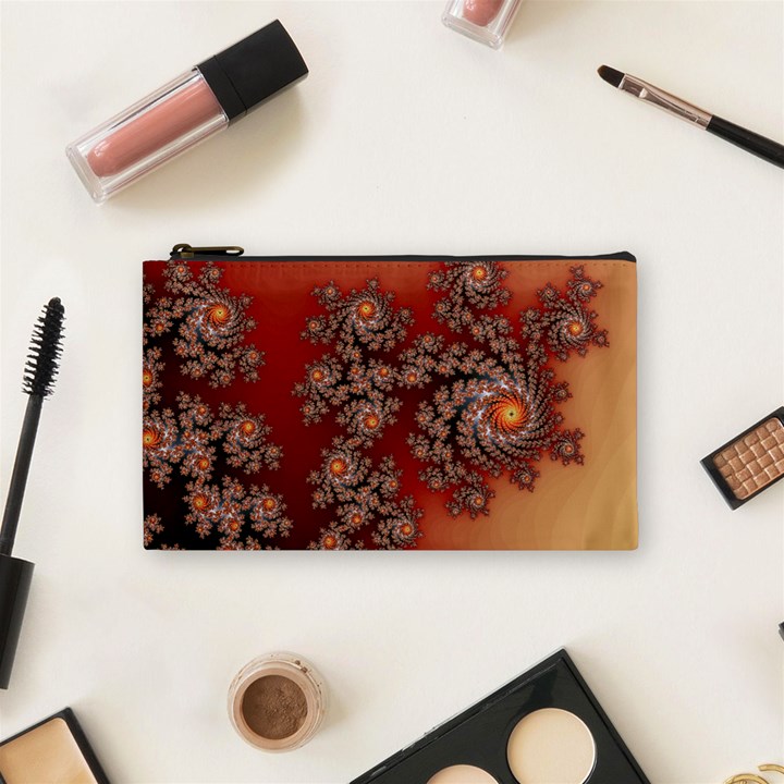 Fractal Rendering Pattern Abstract Cosmetic Bag (Small)