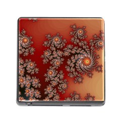 Fractal Rendering Pattern Abstract Memory Card Reader (Square 5 Slot)