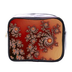 Fractal Rendering Pattern Abstract Mini Toiletries Bag (One Side)