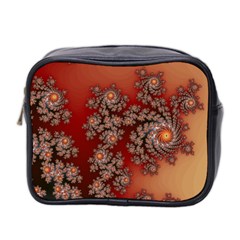 Fractal Rendering Pattern Abstract Mini Toiletries Bag (Two Sides)