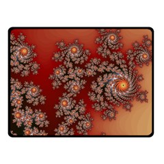 Fractal Rendering Pattern Abstract Fleece Blanket (Small)