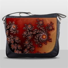 Fractal Rendering Pattern Abstract Messenger Bag