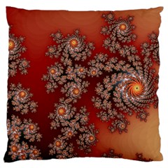 Fractal Rendering Pattern Abstract Large Cushion Case (One Side)