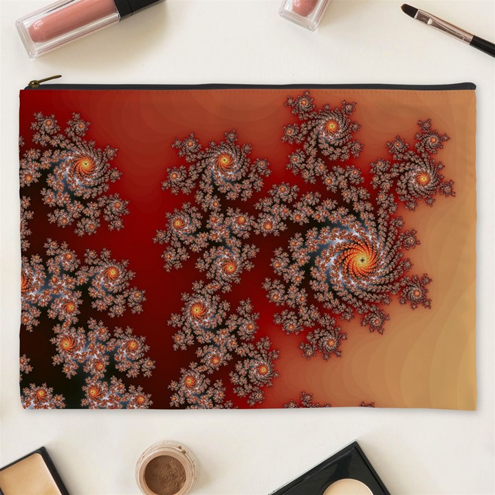 Fractal Rendering Pattern Abstract Cosmetic Bag (XXXL)