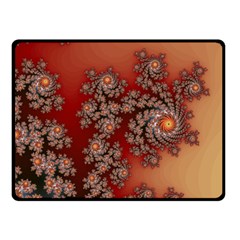 Fractal Rendering Pattern Abstract Double Sided Fleece Blanket (Small) 