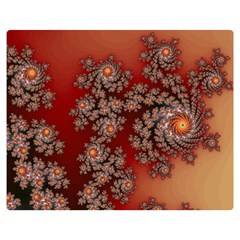 Fractal Rendering Pattern Abstract Double Sided Flano Blanket (Medium) 