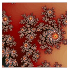 Fractal Rendering Pattern Abstract Large Satin Scarf (Square)