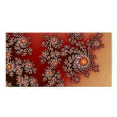 Fractal Rendering Pattern Abstract Satin Shawl