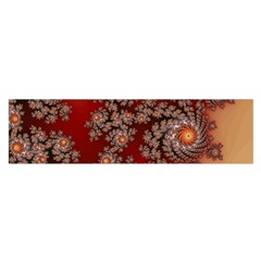 Fractal Rendering Pattern Abstract Satin Scarf (Oblong)