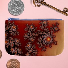 Fractal Rendering Pattern Abstract Large Coin Purse