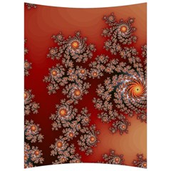 Fractal Rendering Pattern Abstract Back Support Cushion by Pakrebo