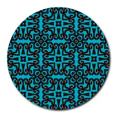 Pattern Seamless Ornament Abstract Round Mousepads