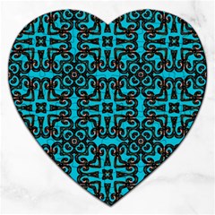 Pattern Seamless Ornament Abstract Jigsaw Puzzle (heart) by Pakrebo