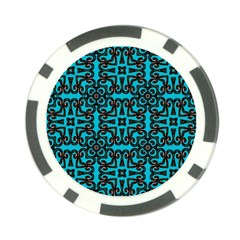 Pattern Seamless Ornament Abstract Poker Chip Card Guard