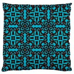 Pattern Seamless Ornament Abstract Large Flano Cushion Case (Two Sides)