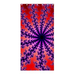 Fractal Abstract Background Spiral Shower Curtain 36  X 72  (stall)  by Pakrebo