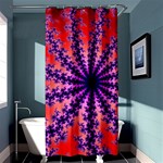 Fractal Abstract Background Spiral Shower Curtain 36  x 72  (Stall)  Curtain(36 X72 ) - 33.26 x66.24  Curtain(36 X72 )