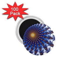 Fractal Spiral Curve Abstraction 1 75  Magnets (100 Pack)  by Pakrebo