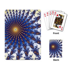 Fractal Spiral Curve Abstraction Playing Cards Single Design (rectangle) by Pakrebo