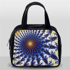 Fractal Spiral Curve Abstraction Classic Handbag (one Side) by Pakrebo