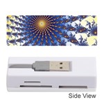 Fractal Spiral Curve Abstraction Memory Card Reader (Stick) Front