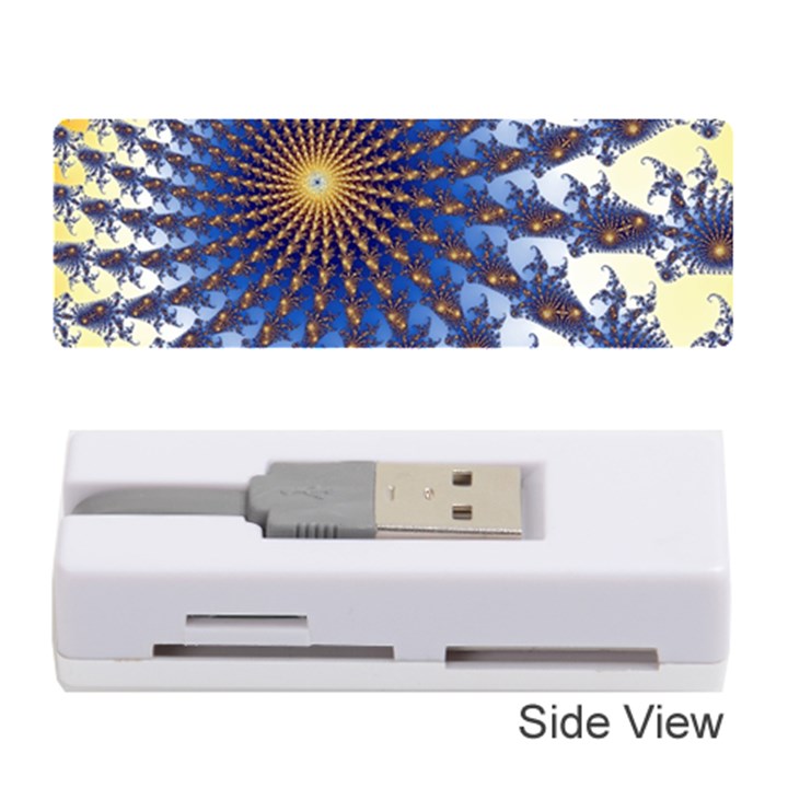 Fractal Spiral Curve Abstraction Memory Card Reader (Stick)