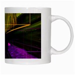 Data City Large Fiction Digital White Mugs Right