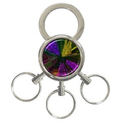 Data City Large Fiction Digital 3-ring Key Chain by Pakrebo